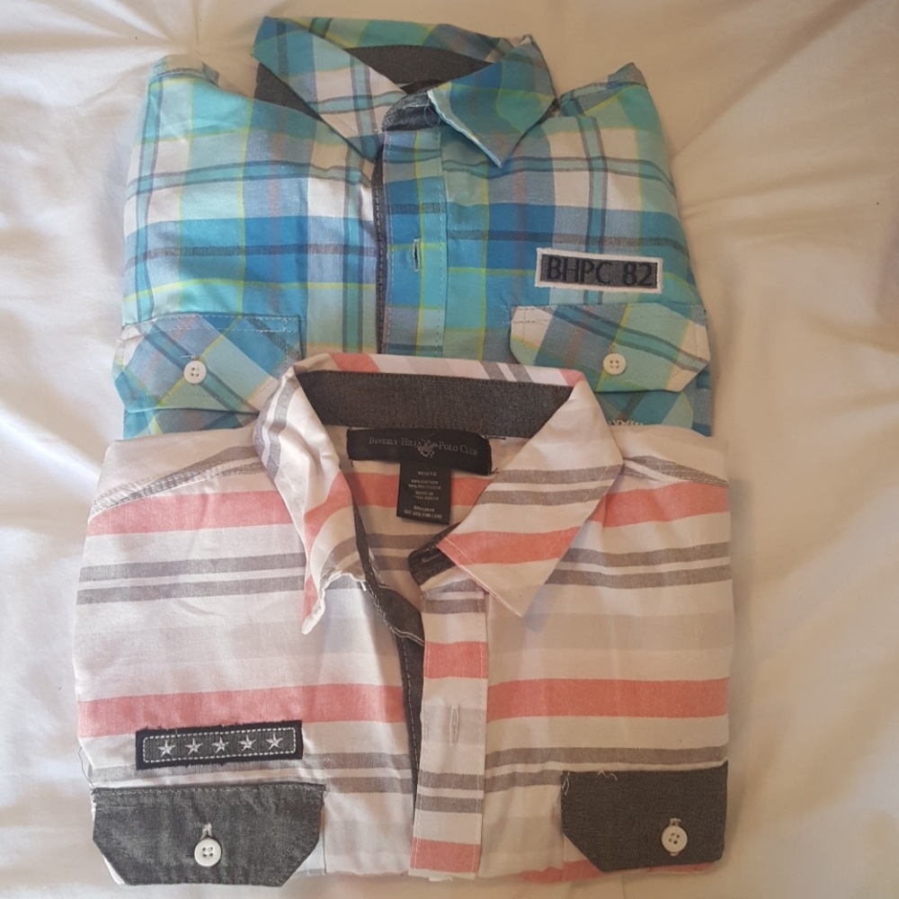 NWT boys button ups